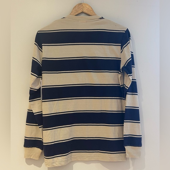Herschel striped blue and cream T shirt - Picture 2 of 8